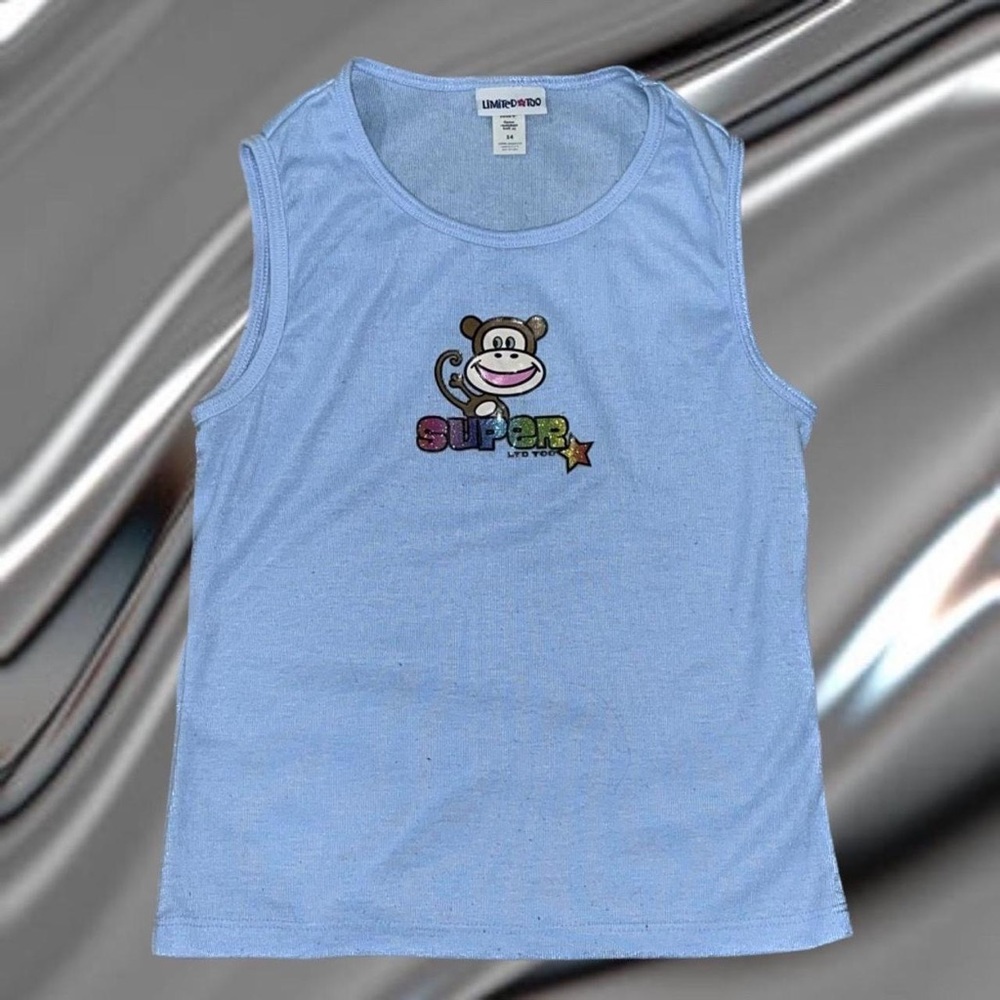Vintage 2000s Multi color Limited Too Paul Frank tank top.